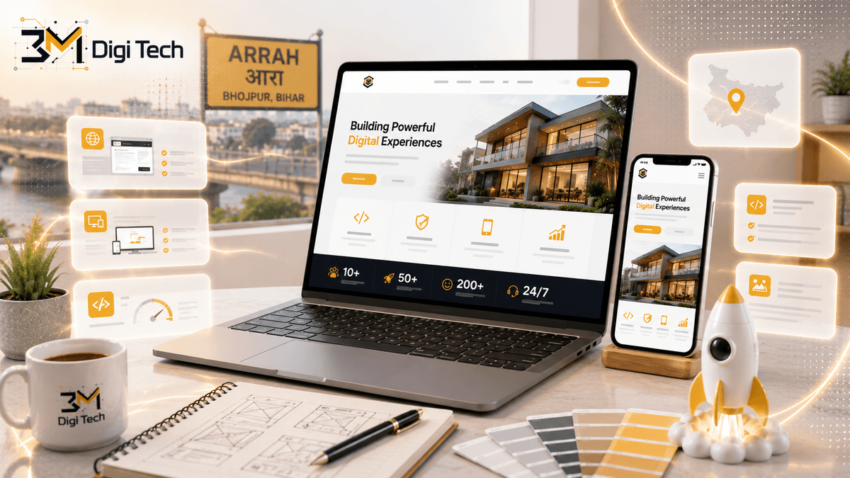 Web Designer in Arrah: How to Choose the Right One for Your Business