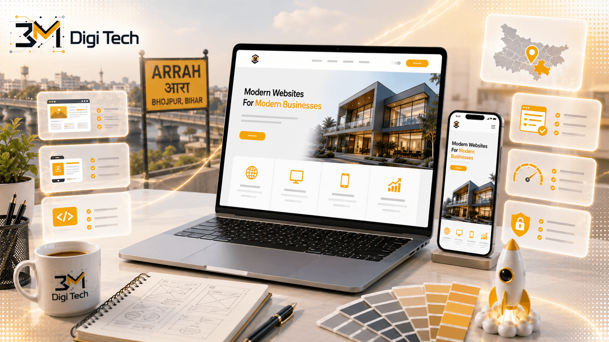Website Development Company in Arrah: Team, Process & 2026 Pricing