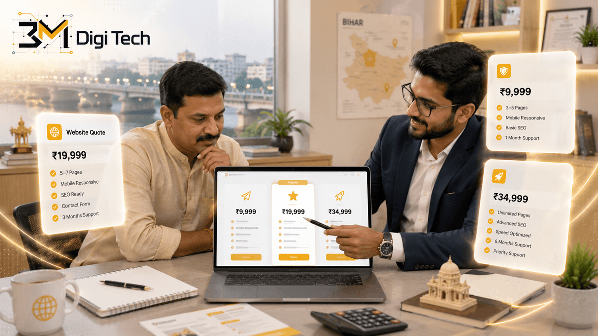 Website Development Cost in Bihar (2026): Complete Pricing Guide